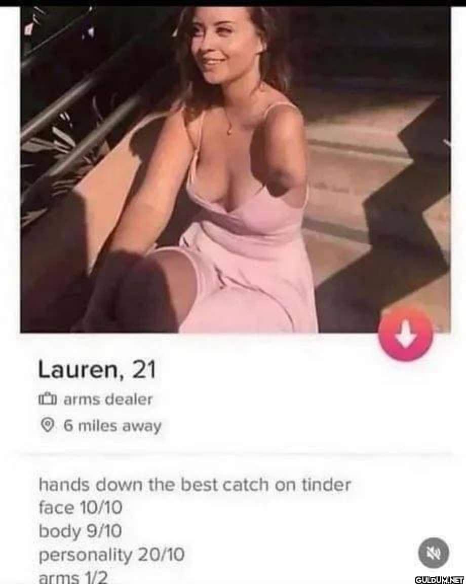 Lauren, 21 arms dealer 6...