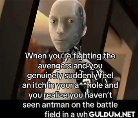 When you're fighting the...