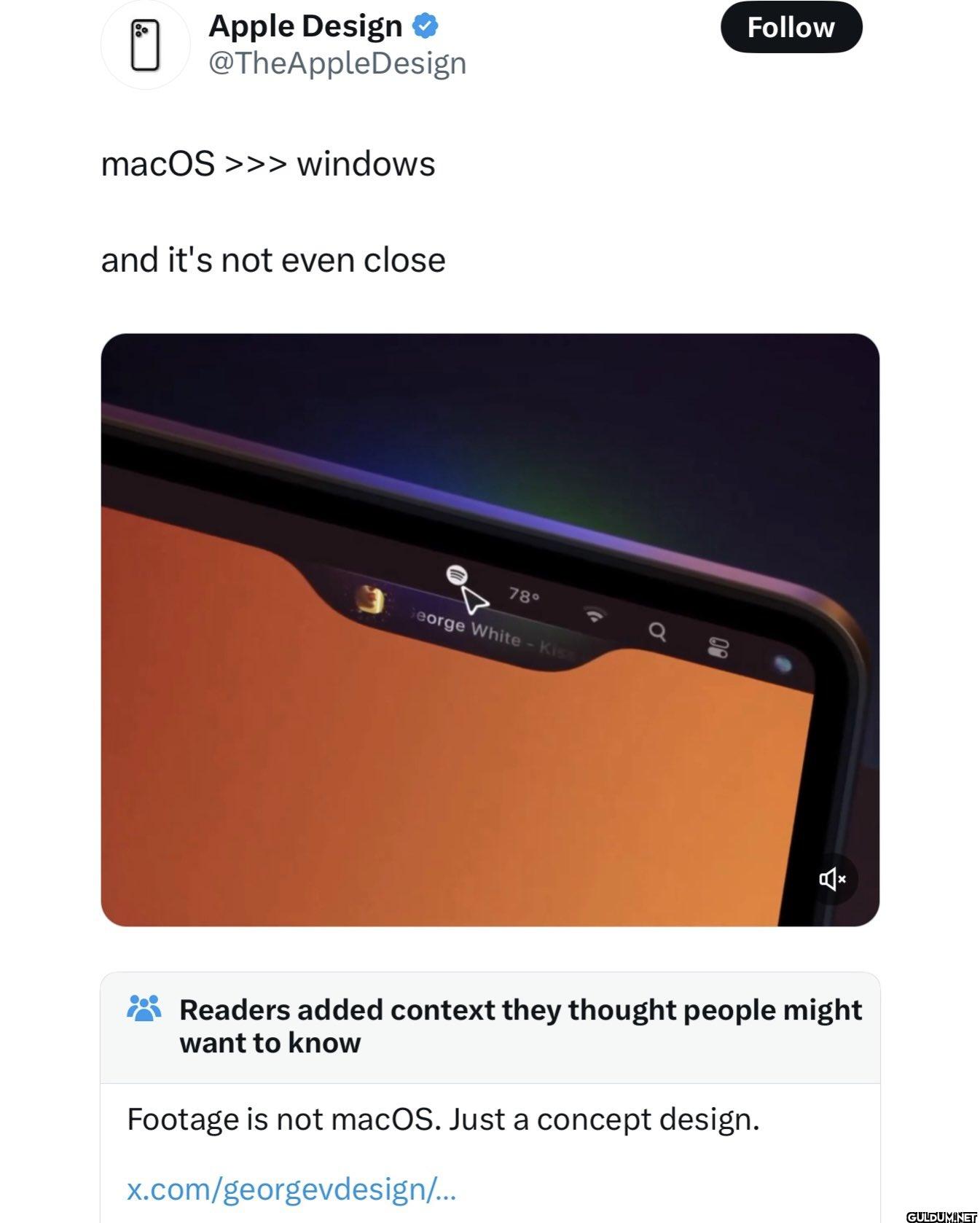 macOS >>> windows and it's...