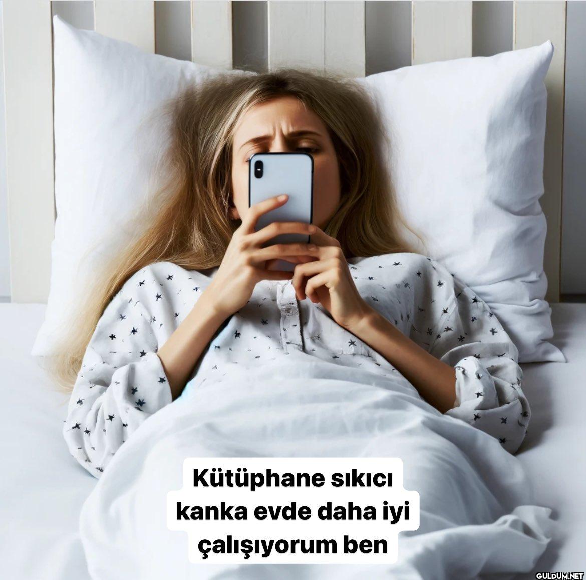 Kütüphane sıkıcı kanka...
