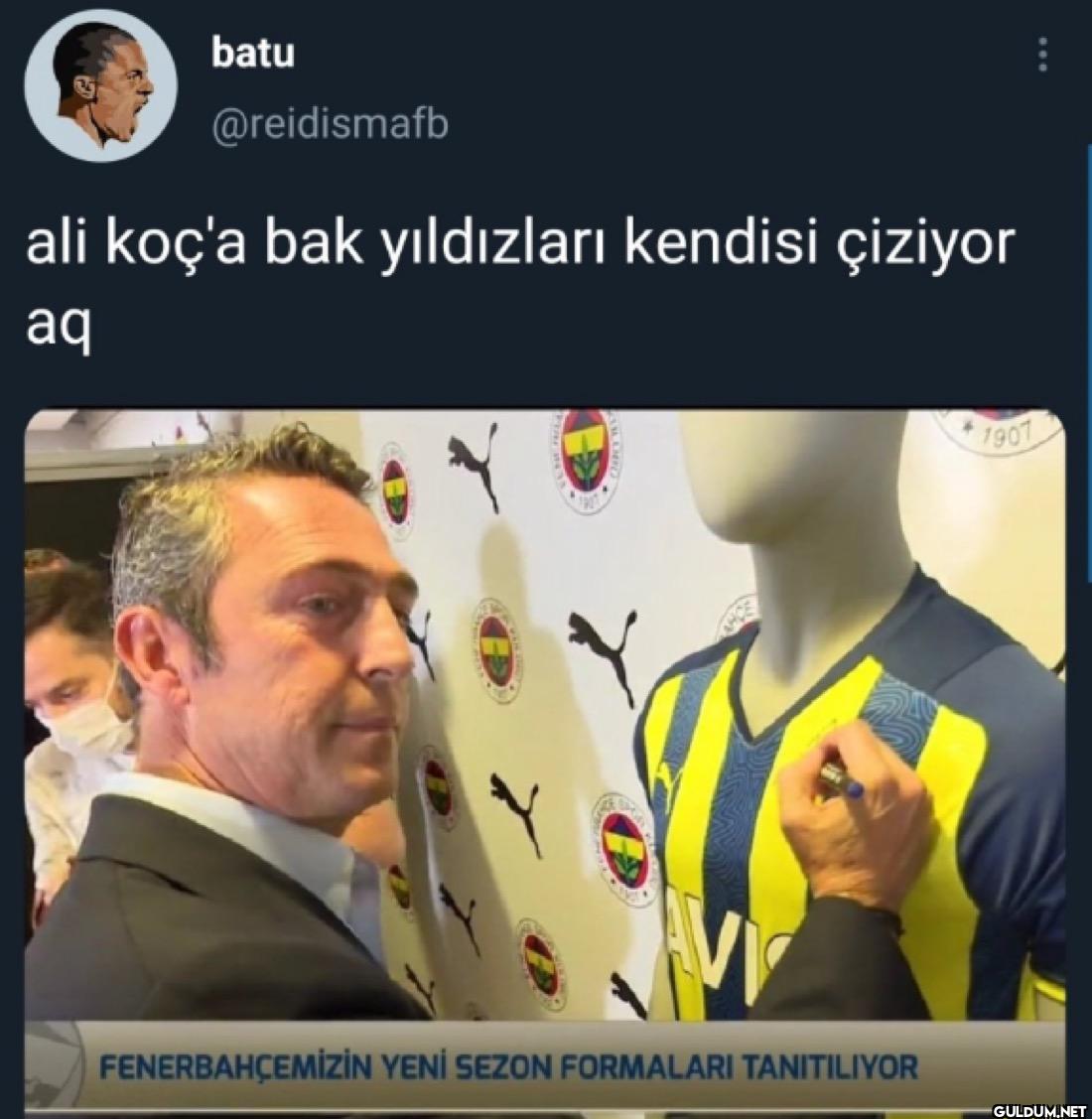 ali koç'a bak yıldızları...