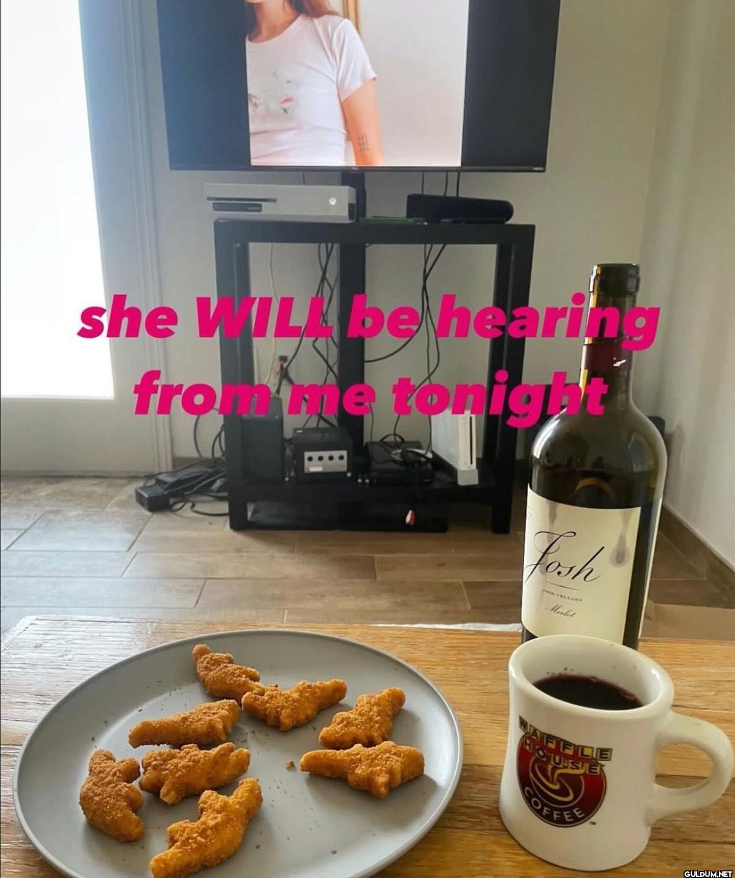 she WILL be hearing from me tonight
