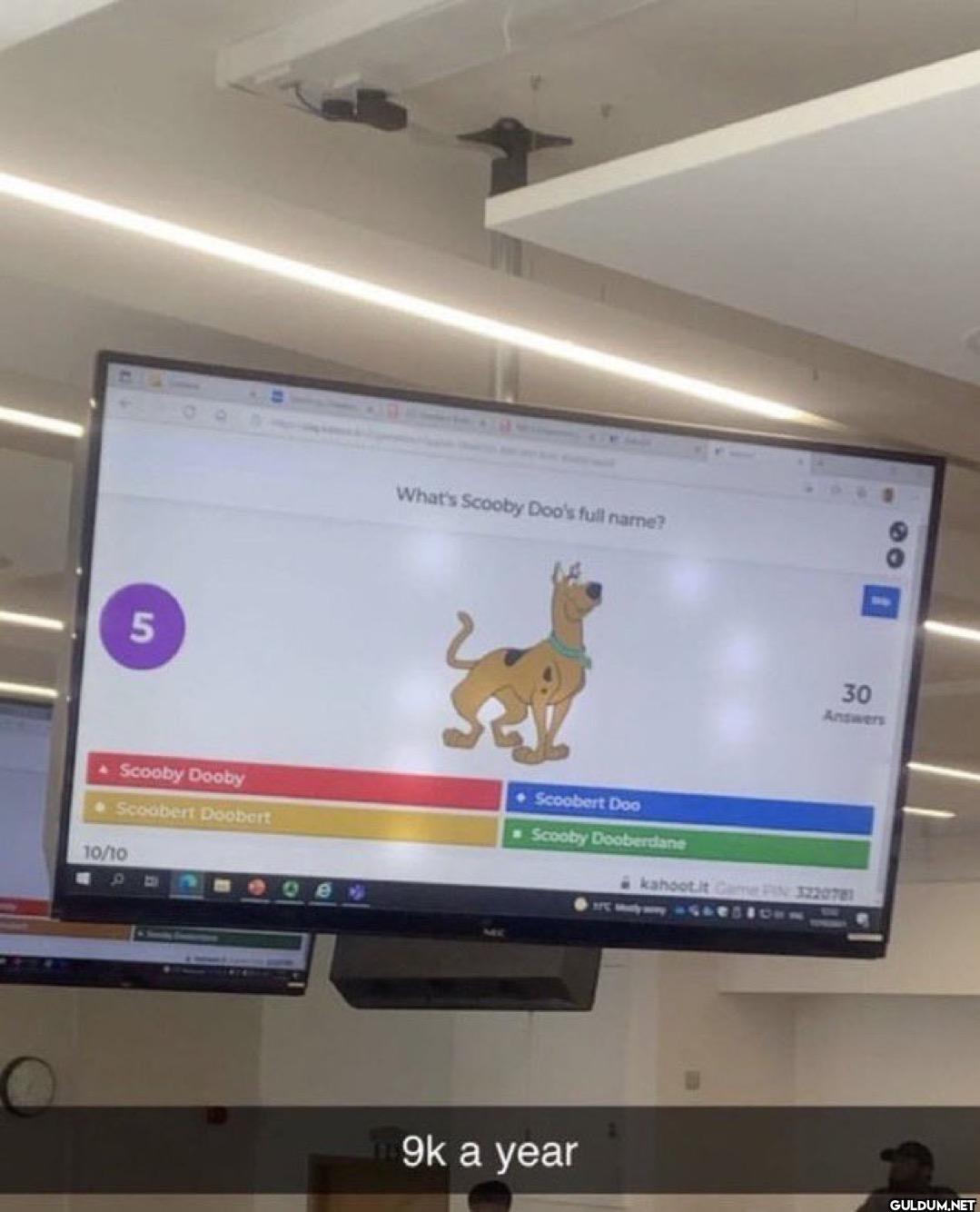5 What's Scooby Doo's full...