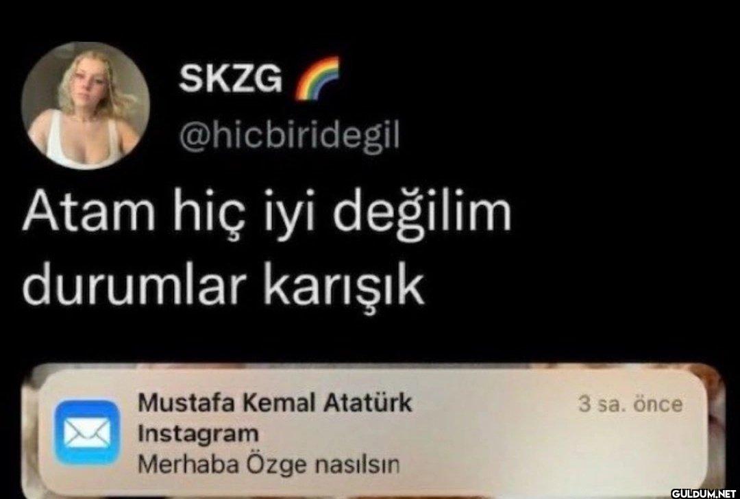 Atam hiç iyi değilim...