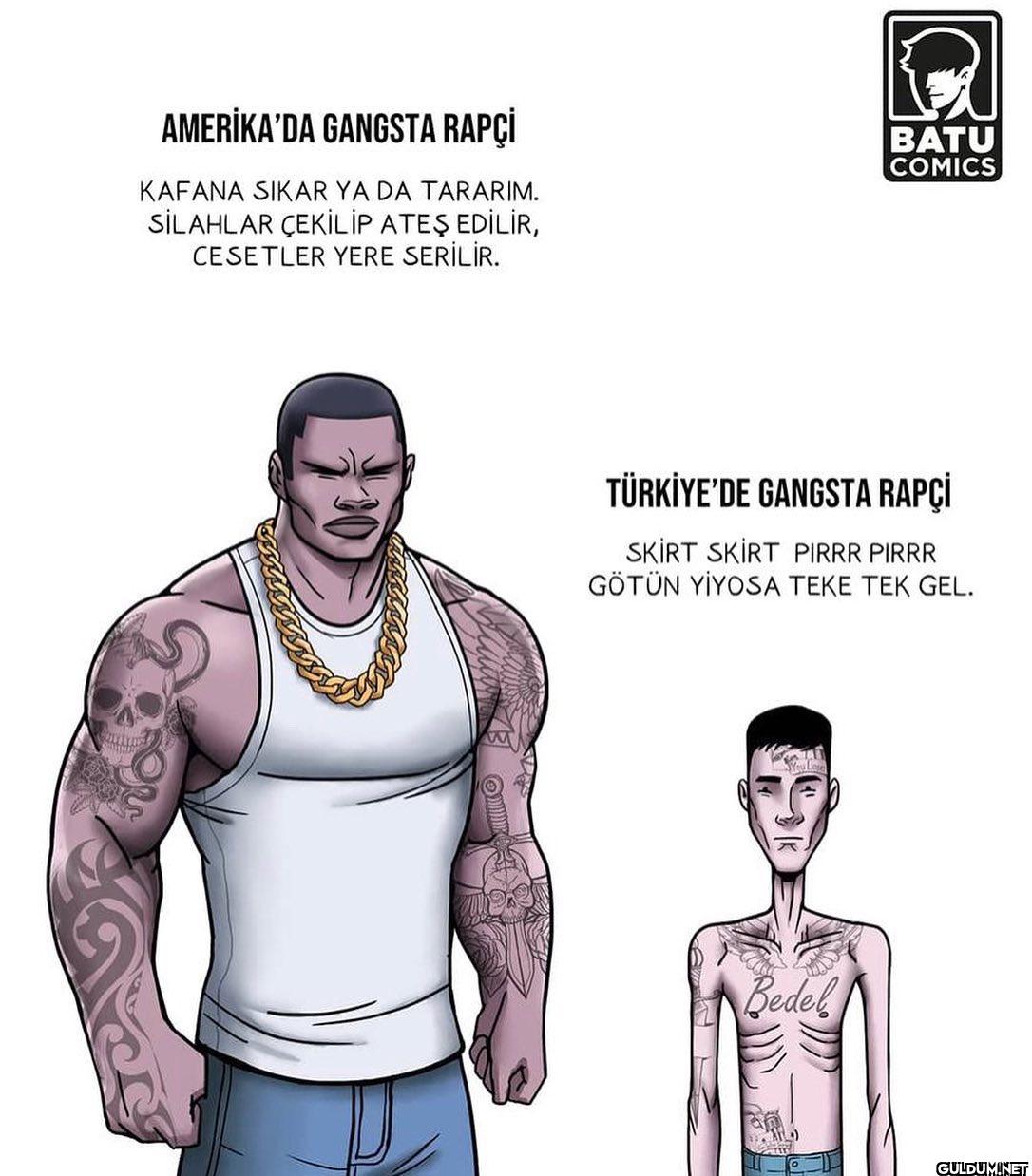 AMERİKA'DA GANGSTA RAPÇİ...
