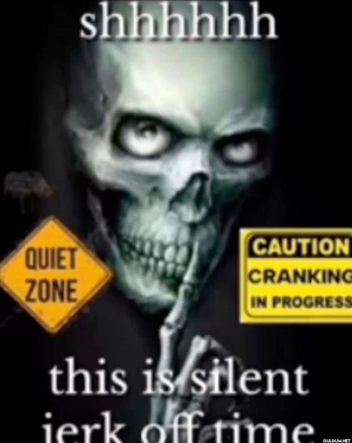 shhhhhh QUIET ZONE CAUTION...
