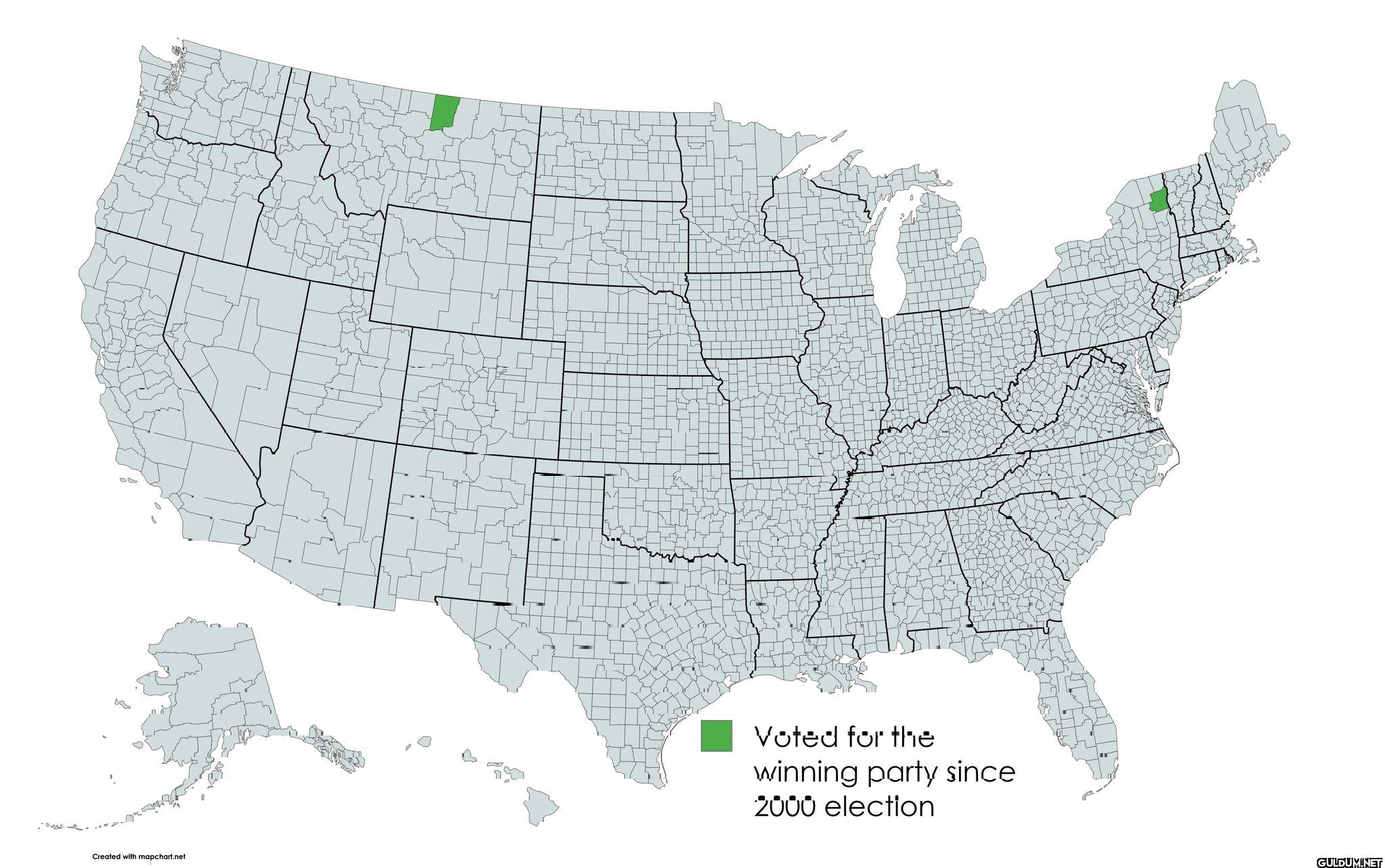 The only counties that...