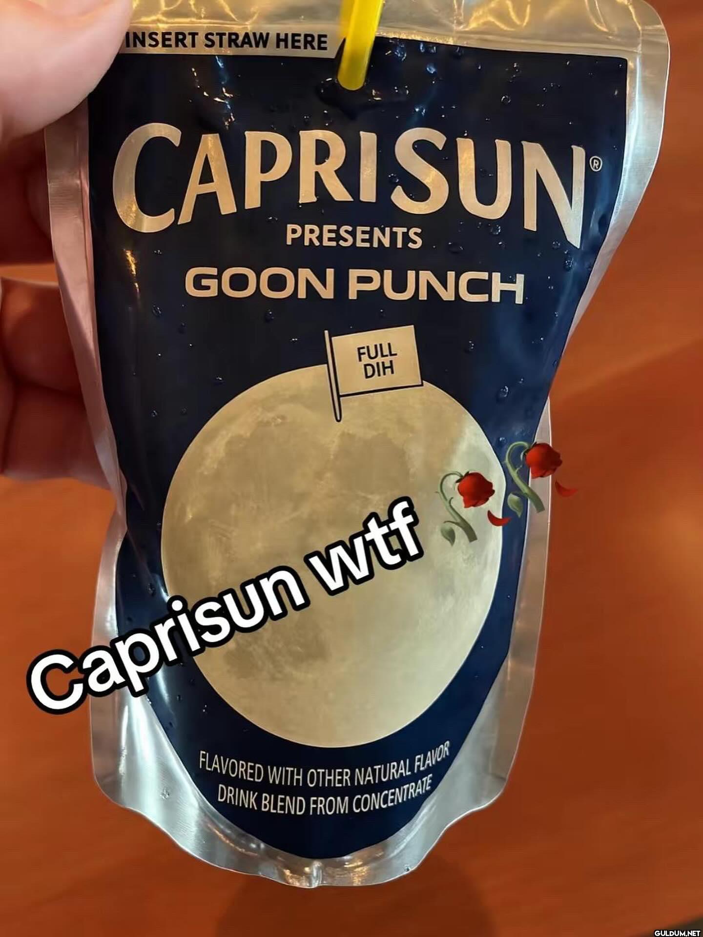 INSERT STRAW HERE CAPRISUN...