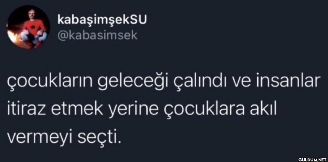 çocukların geleceği...