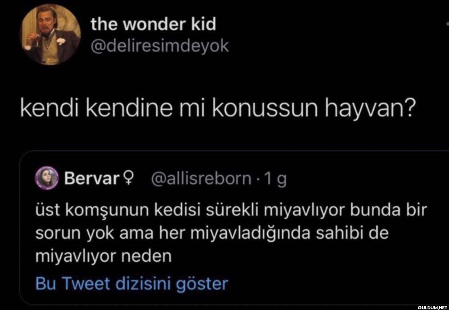kendi kendine mi konussun...