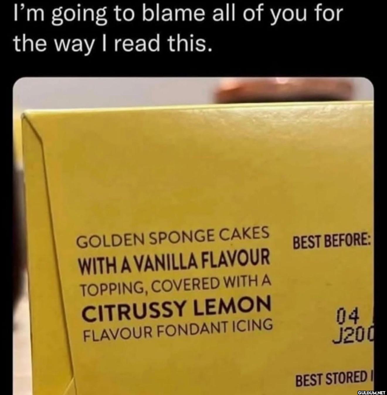 I'm going to blame all of...