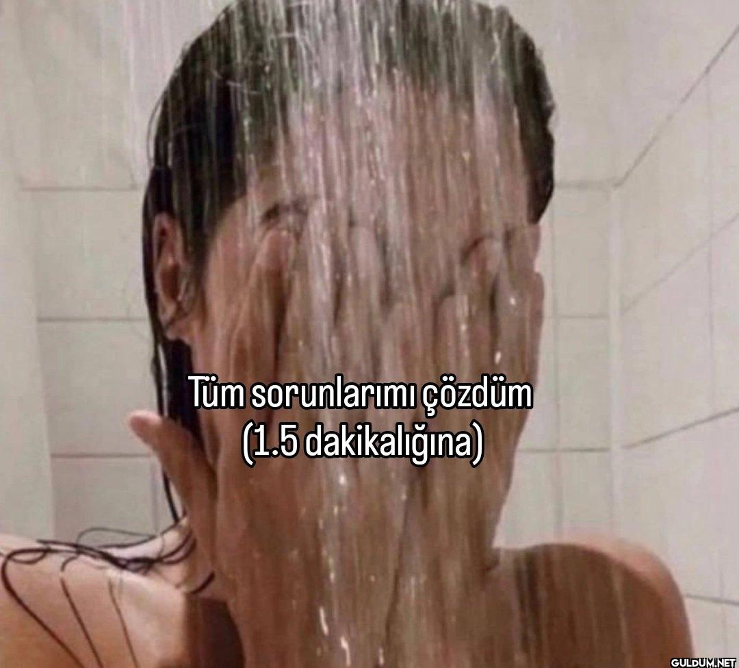 Tüm sorunlarımı çözdüm...