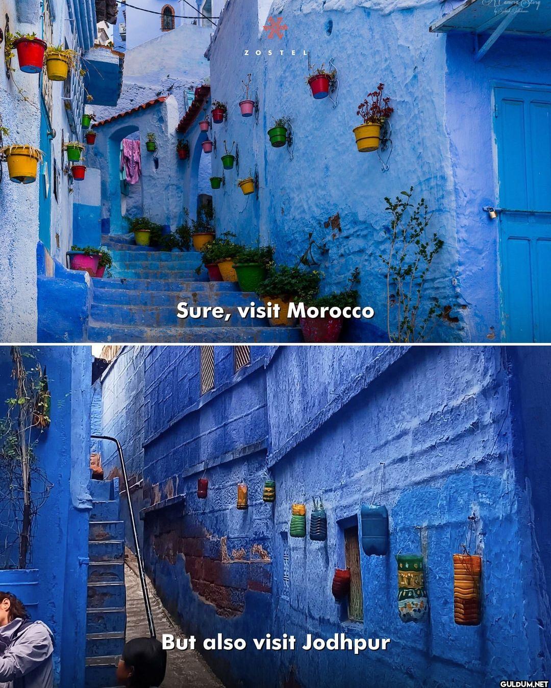ZOSTEL Sure, visit Morocco...