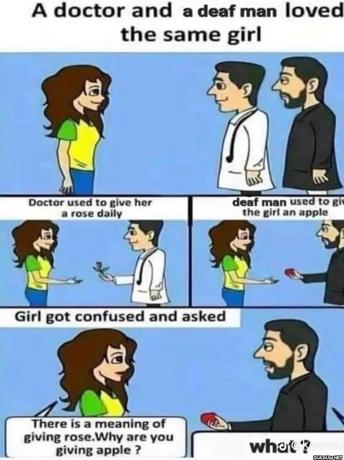 A doctor and a deaf man...