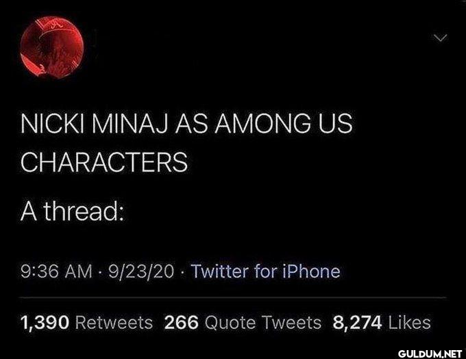 NICKI MINAJ AS AMONG US...
