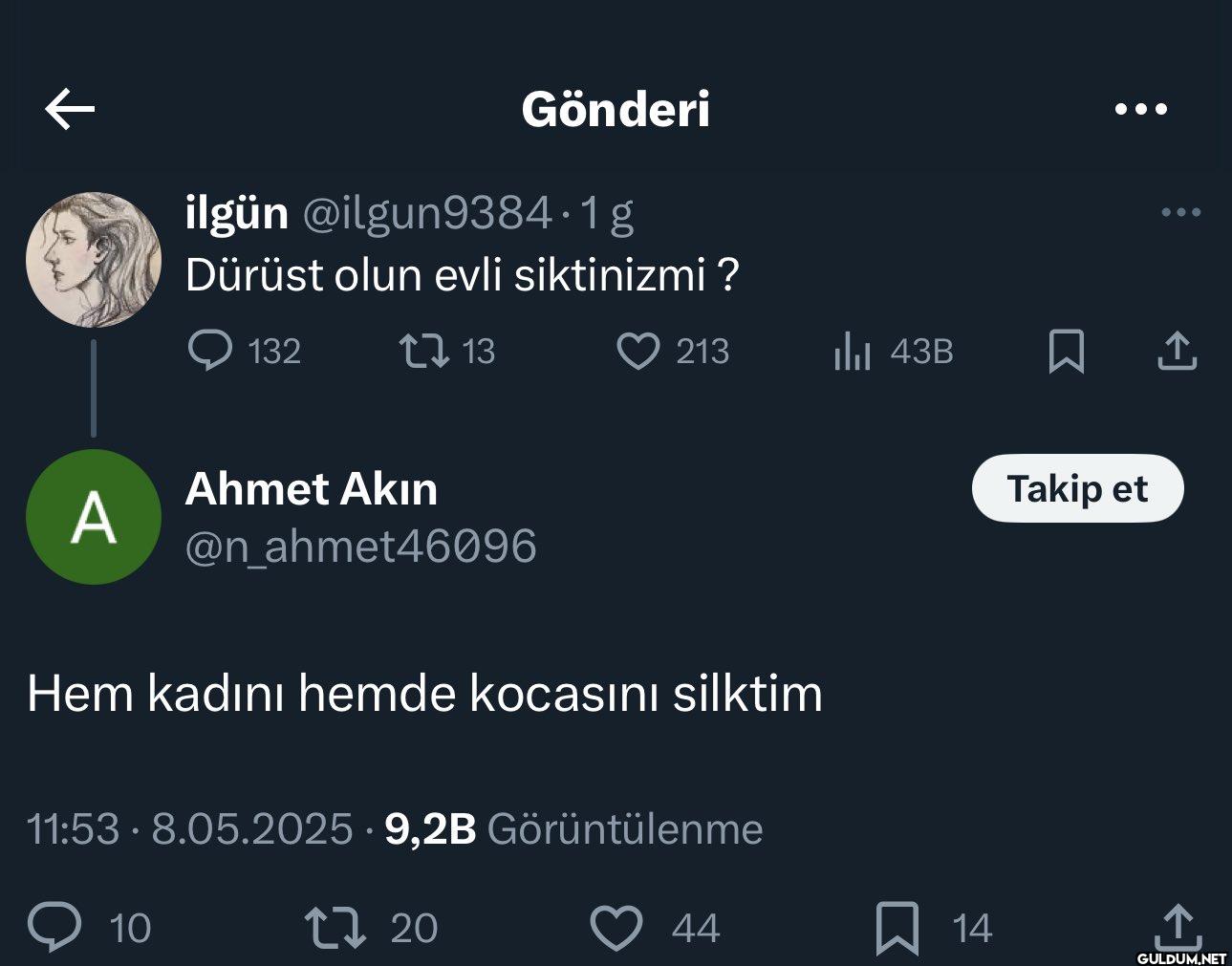 Yuh aminakoim anasını da...
