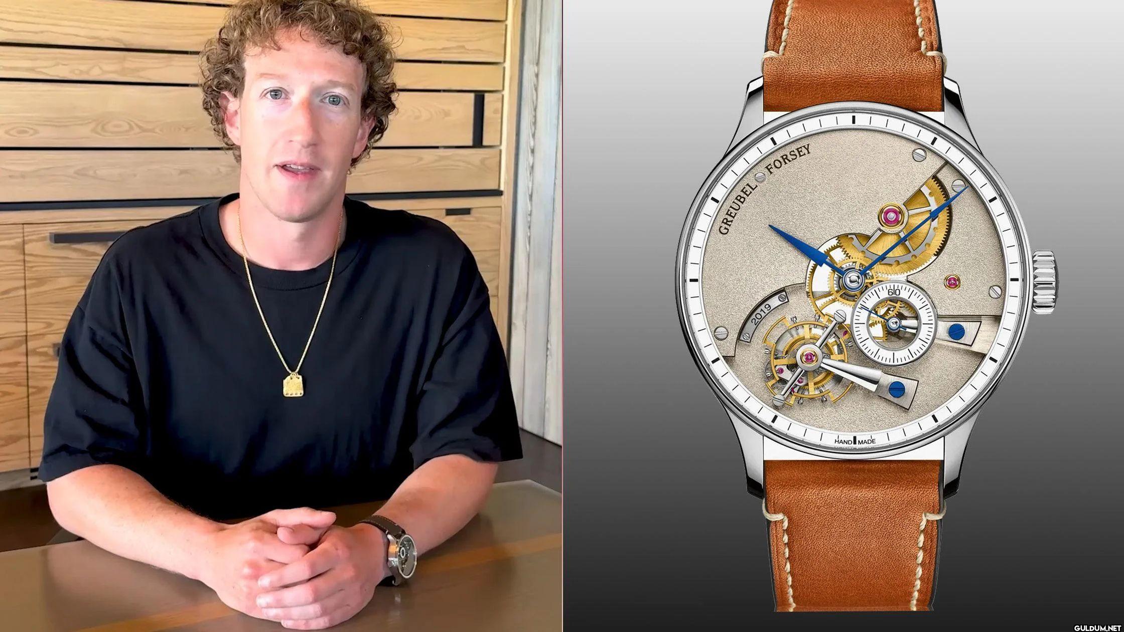 Zuckerberg wore a $900k...