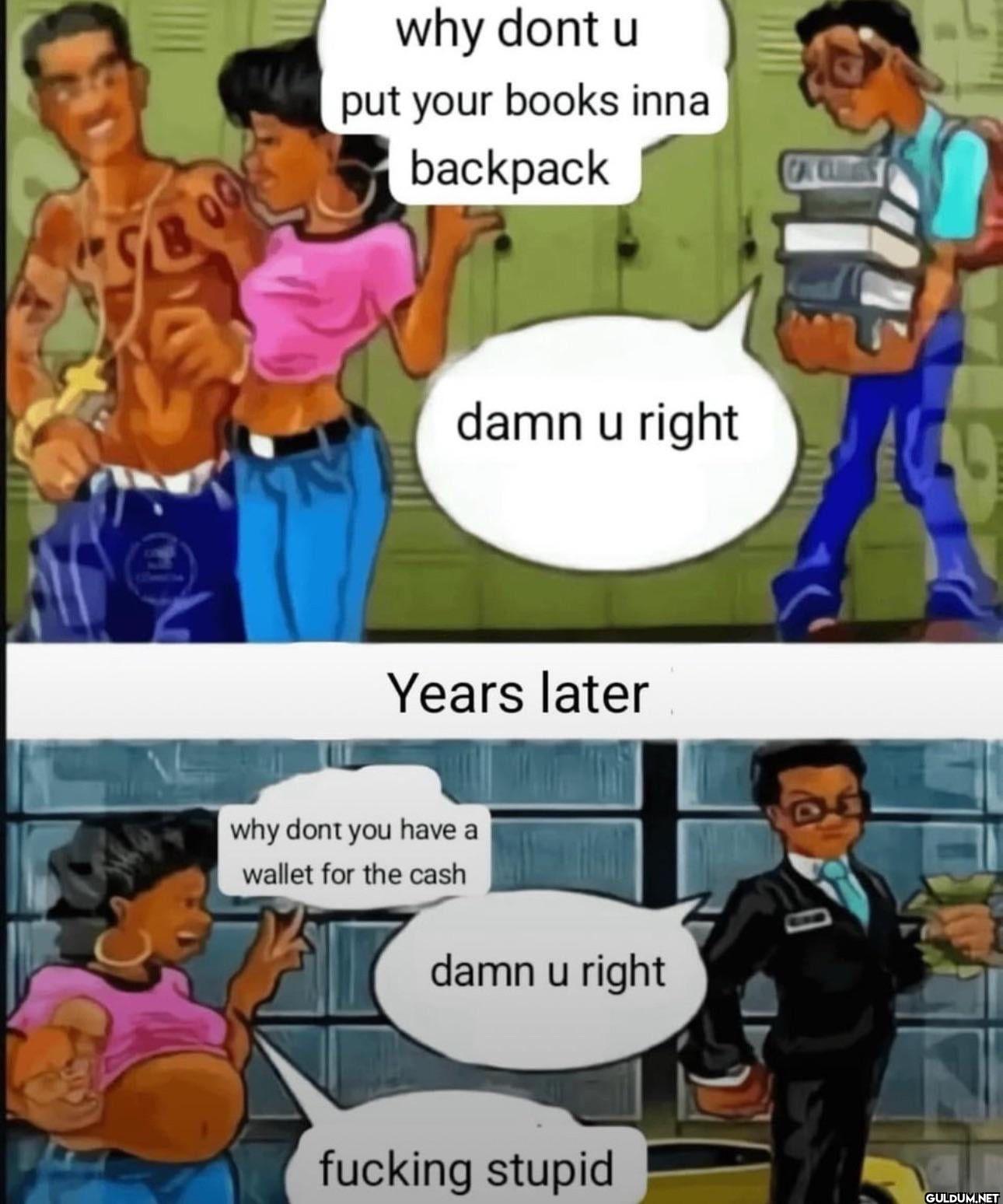 why dont u put your books...