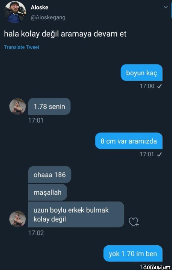 hala kolay değil aramaya...
