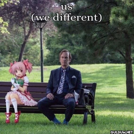 us (we different)