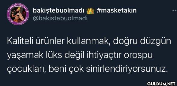 Kaliteli ürünler...
