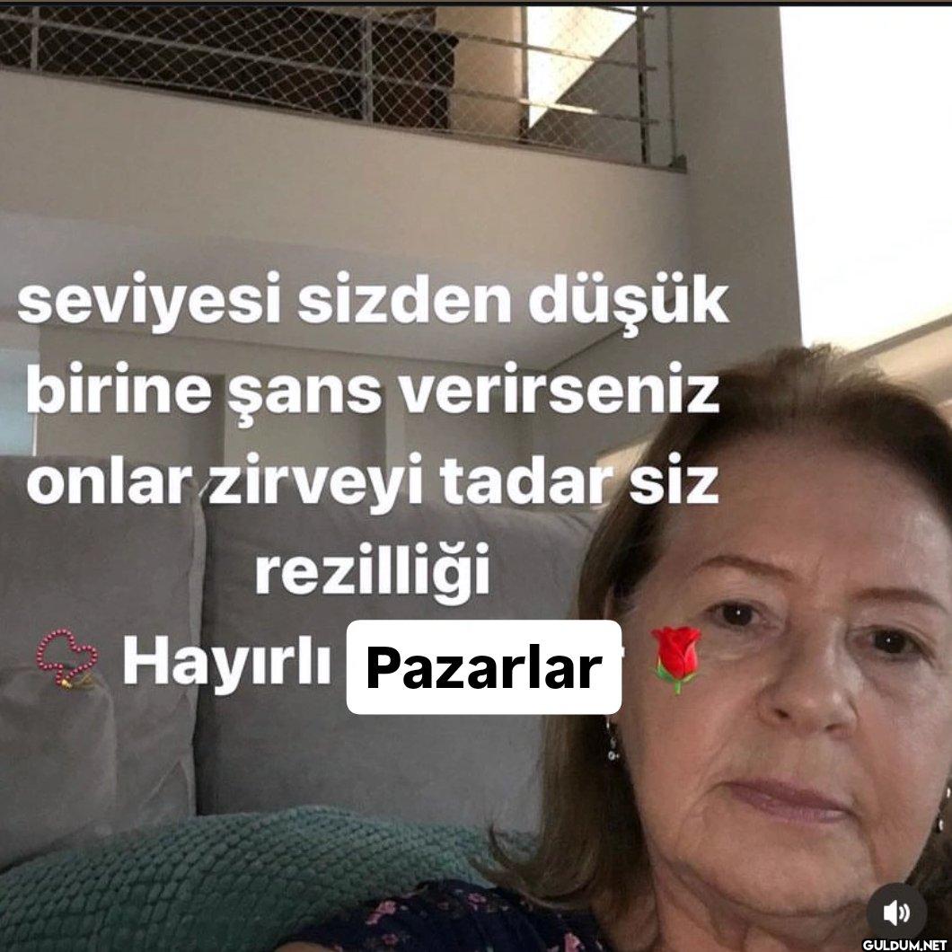 seviyesi sizden düşük...