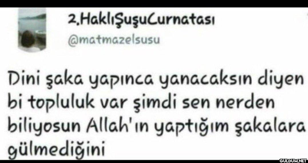 Dini şaka yapınca...