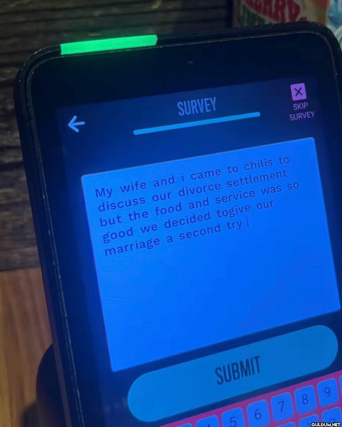 SURVEY X SKIP SURVEY My...