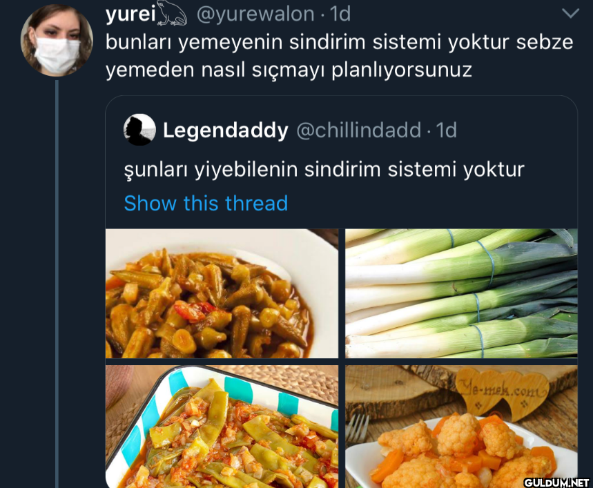 1d bunları yemeyenin...