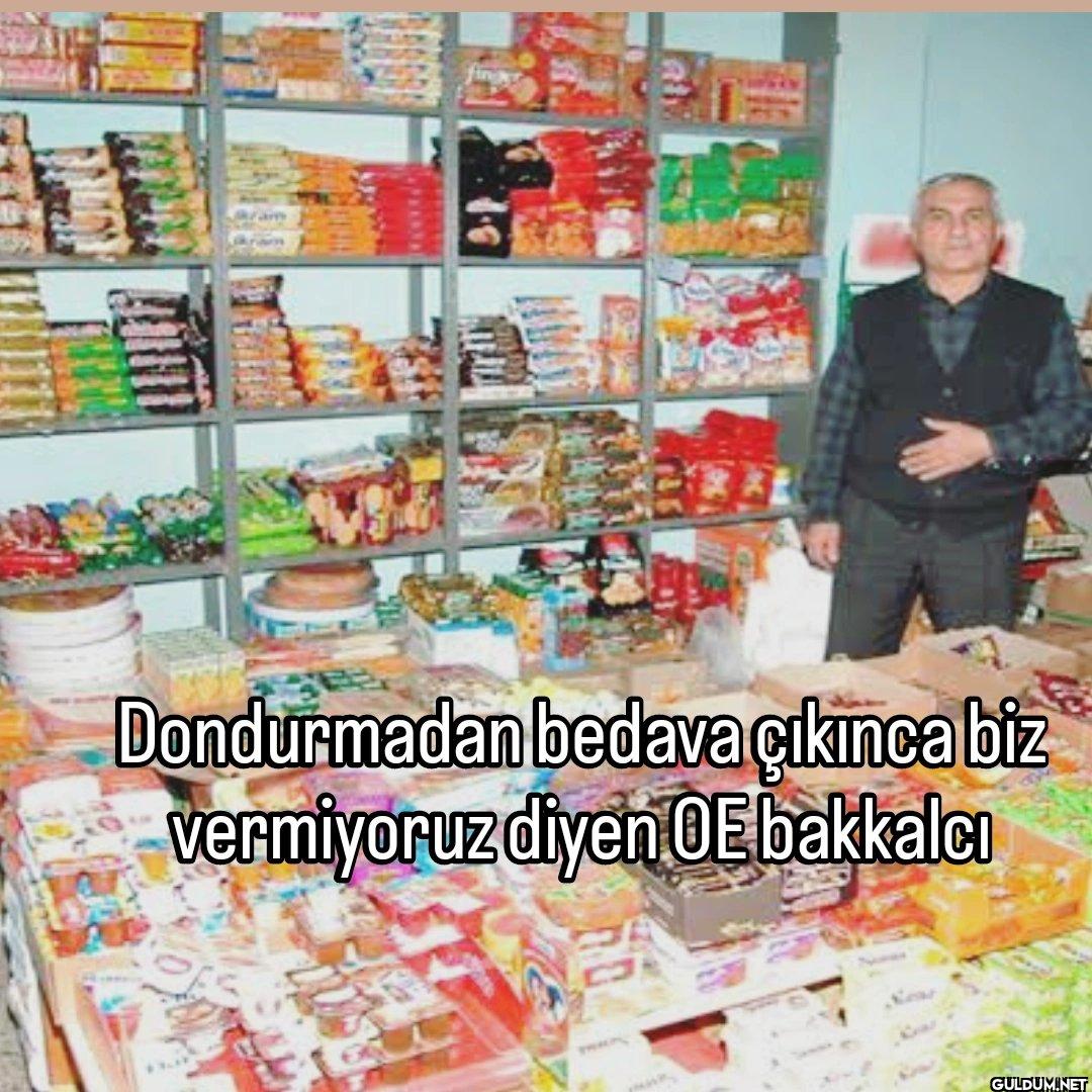 Dondurmadan bedava çıkınca...