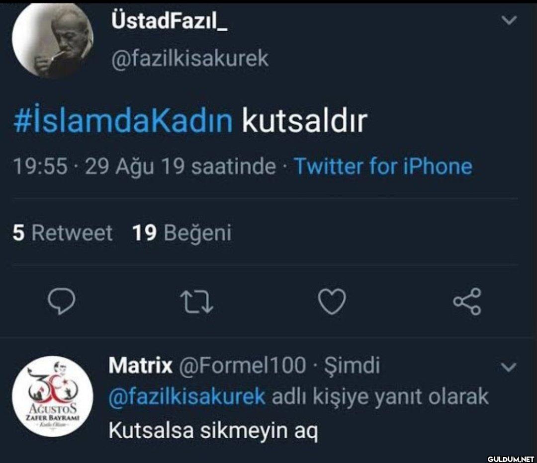 #İslamdaKadın kutsaldır...