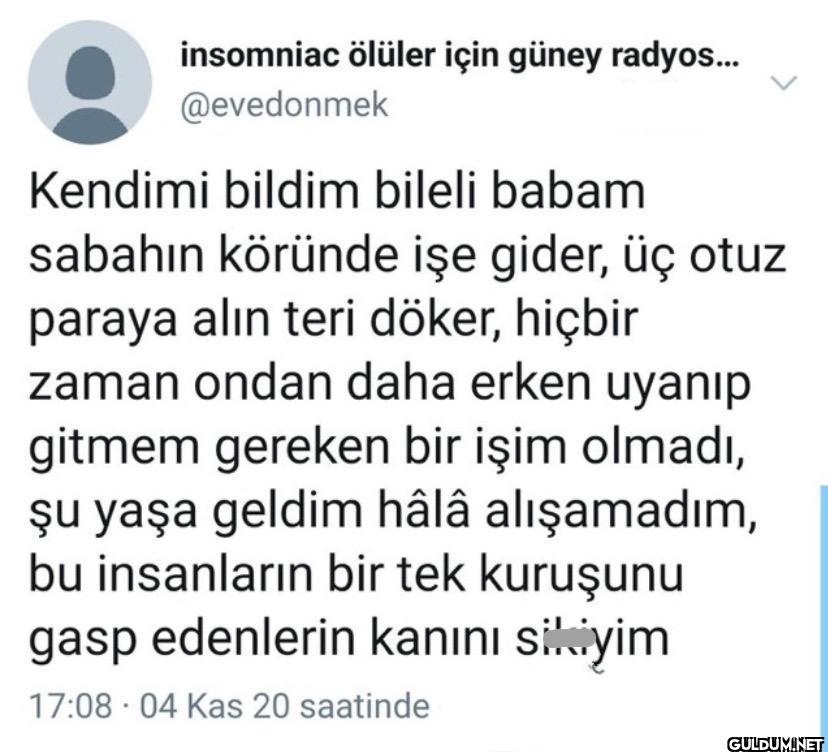 insomniac ölüler için...