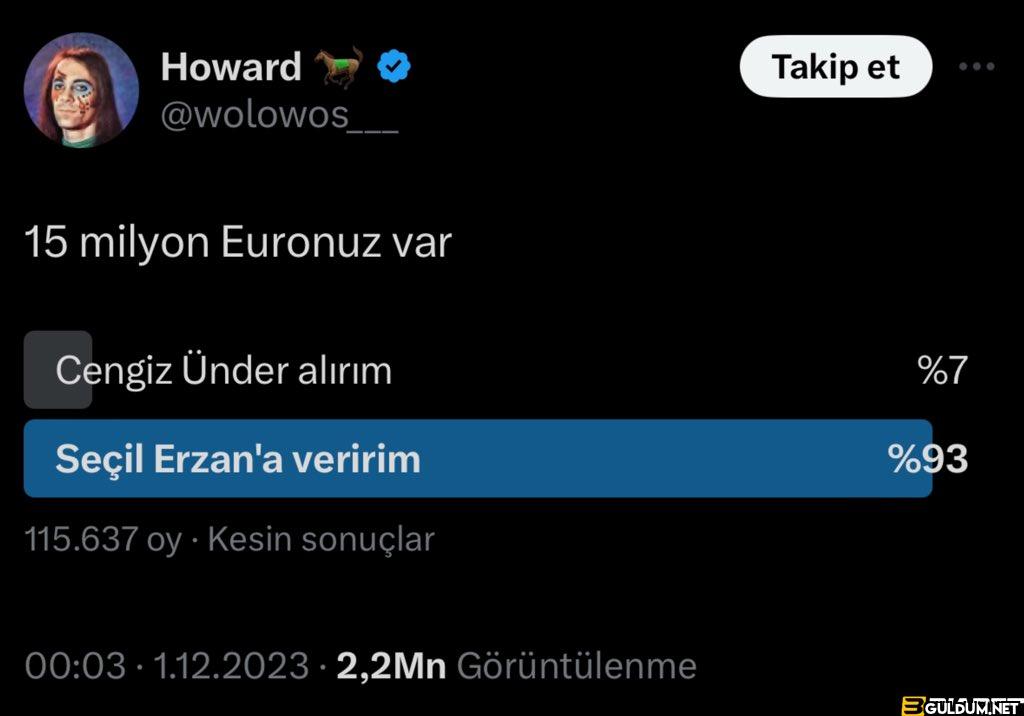 Dünyanın en komik anketi...