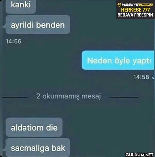 kanki ayrildi benden...