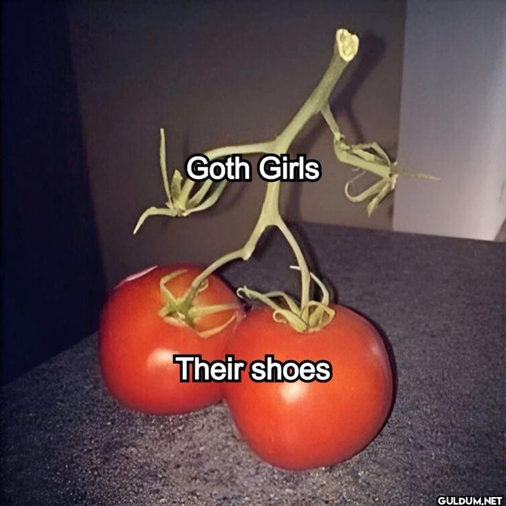 Goth Girls Their shoes