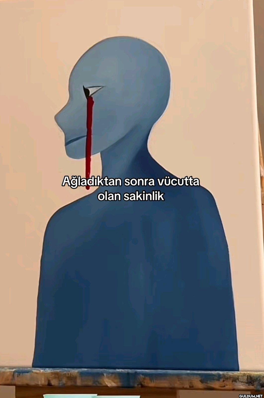 Ağladıktan sonra vücutta...