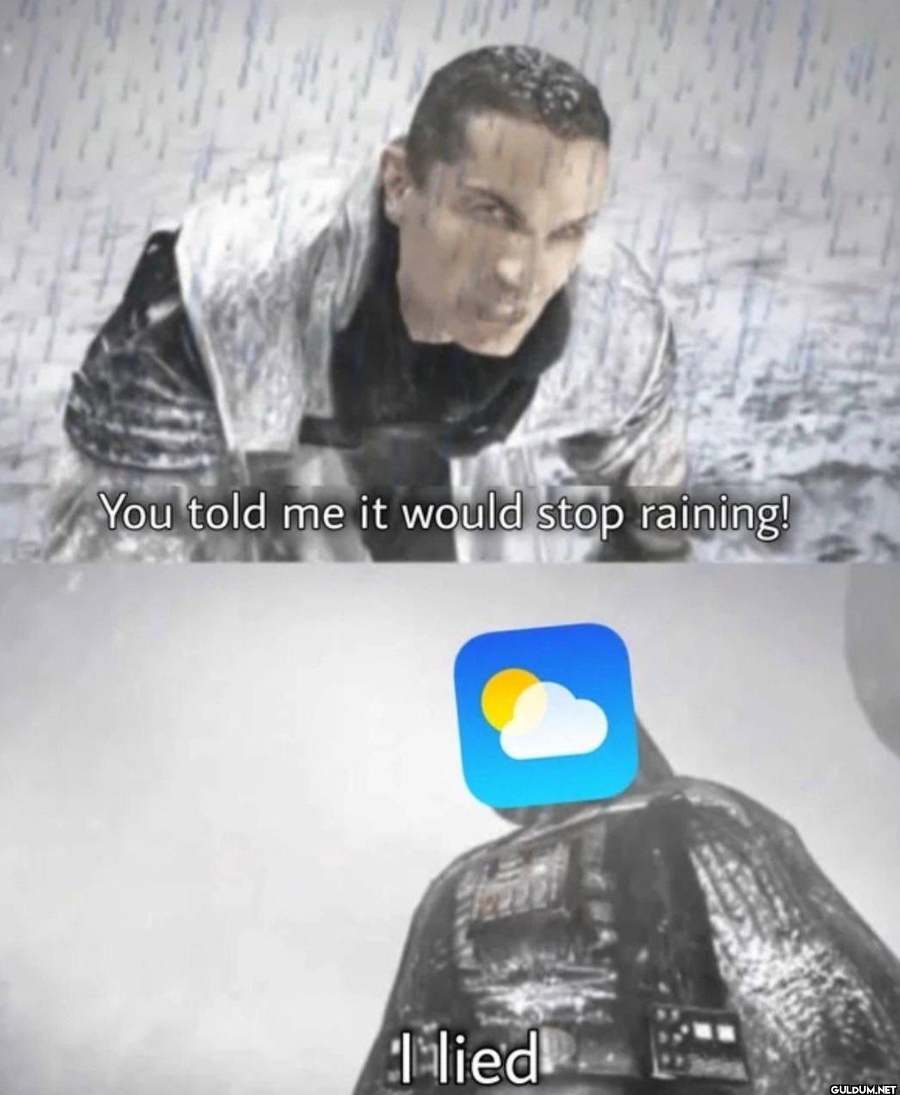 You told me it would stop...