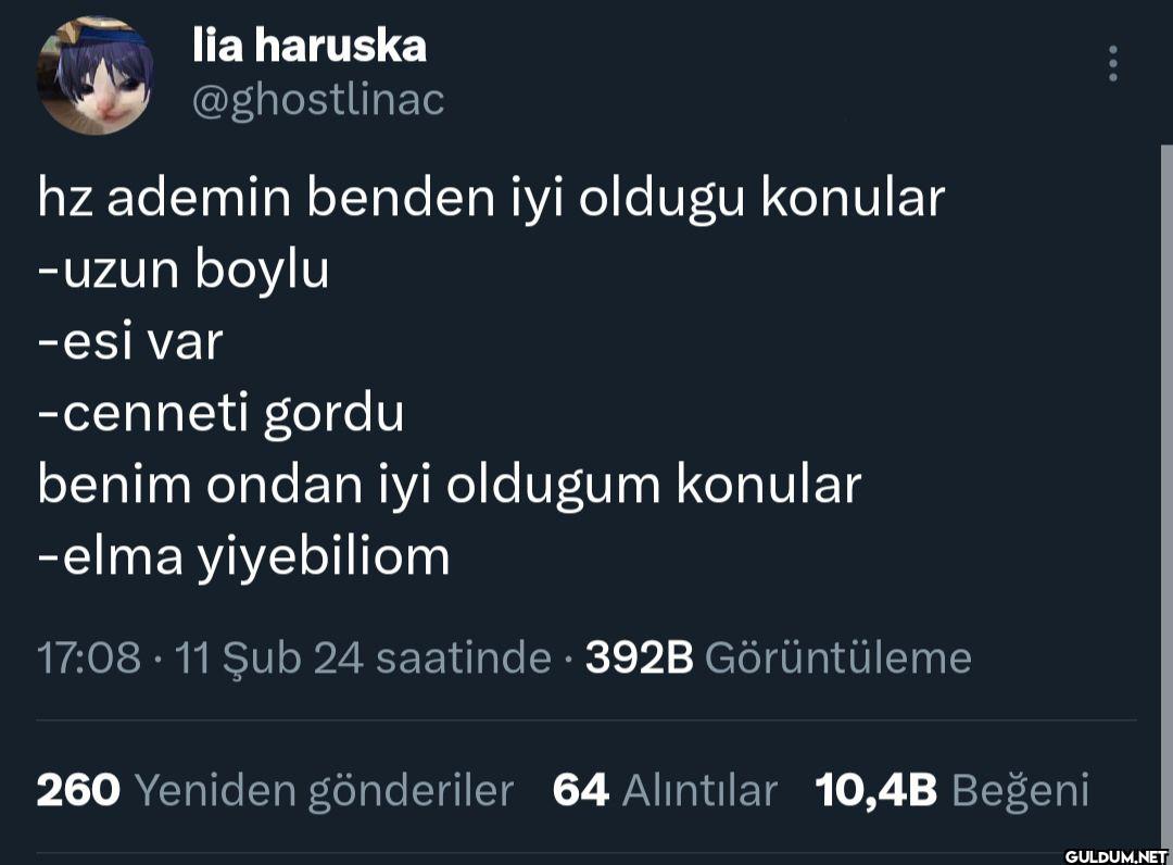 hz ademin benden iyi...