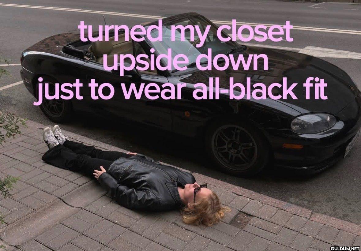 turned my closet upside...