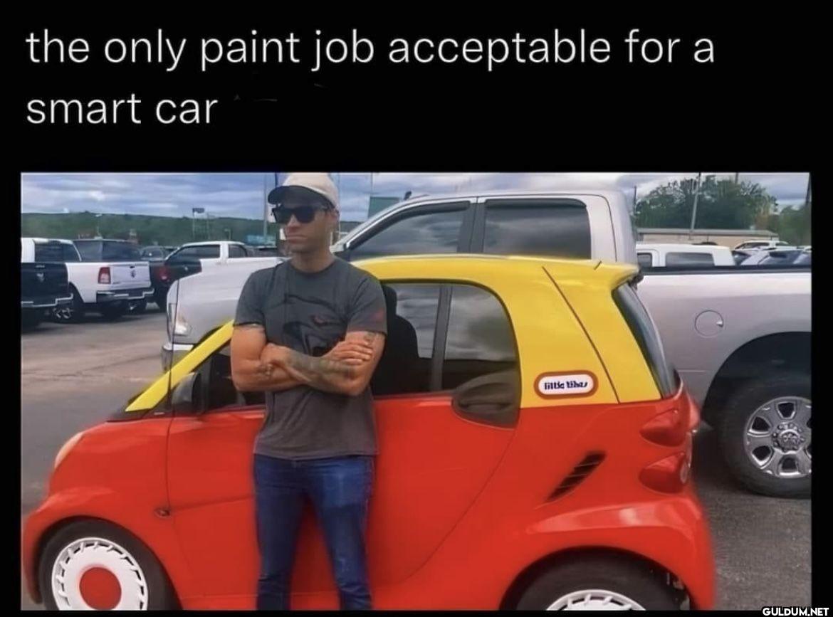 the only paint job...