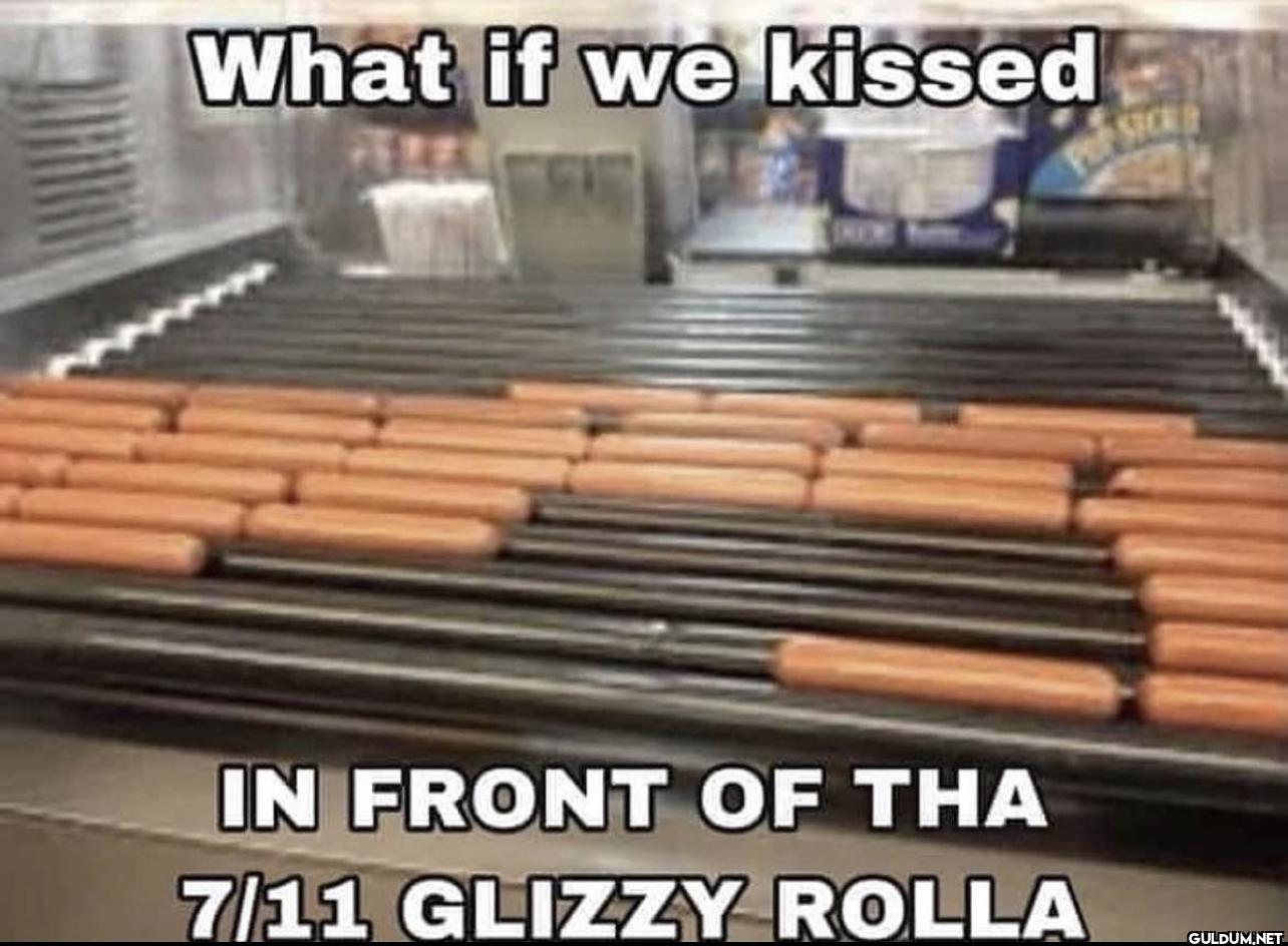 What if we kissed IN FRONT...