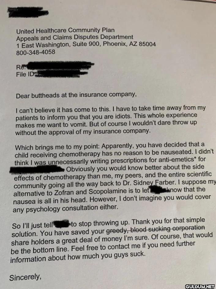 A doctor’s letter to...