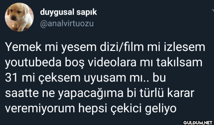 Yemek mi yesem dizi/film...