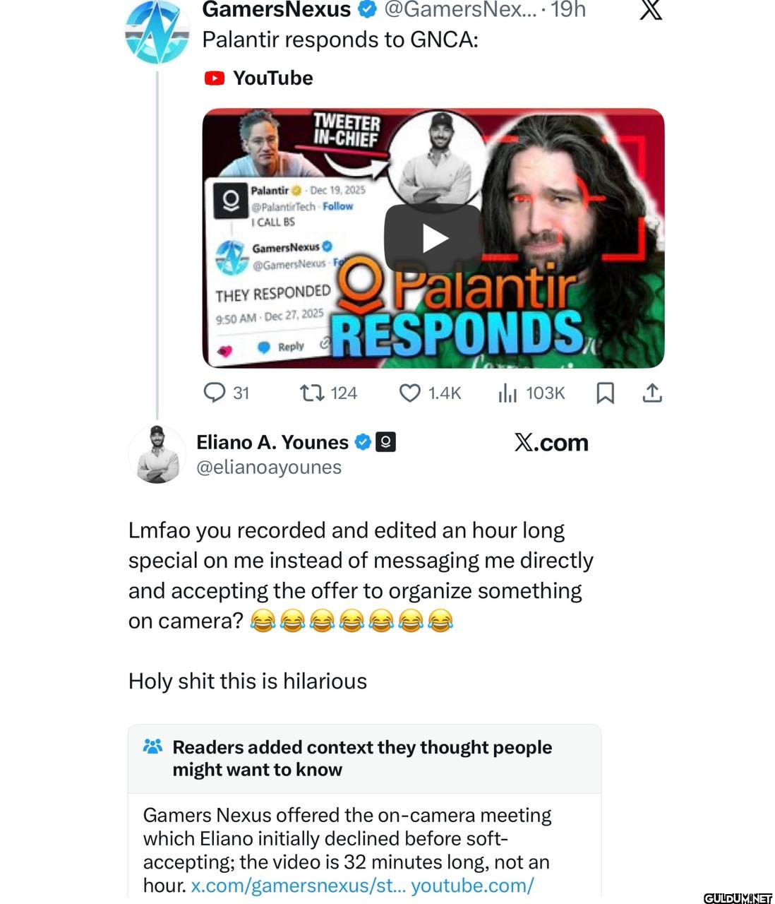 19h Palantir responds to...