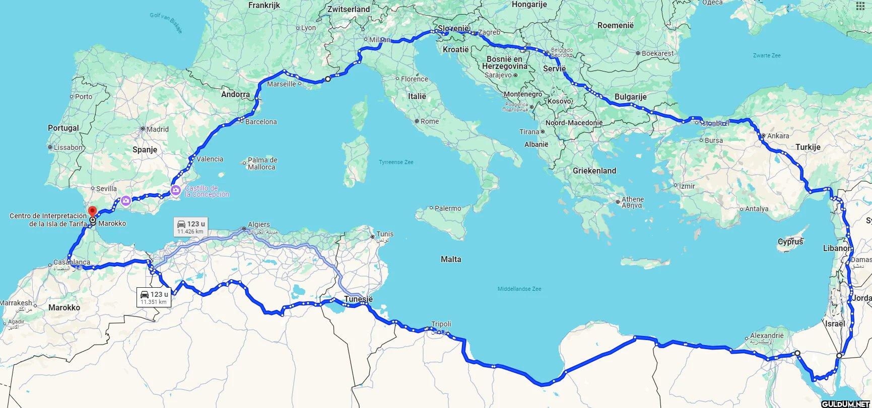 Only allowing land travel,...