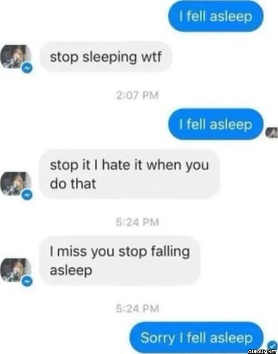 stop sleeping wtf I fell...