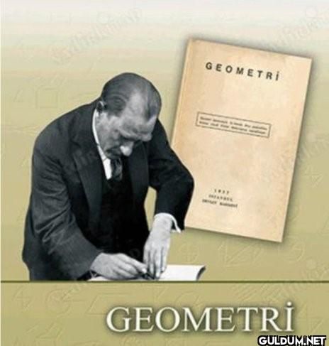 Geometri'nin kitabını...