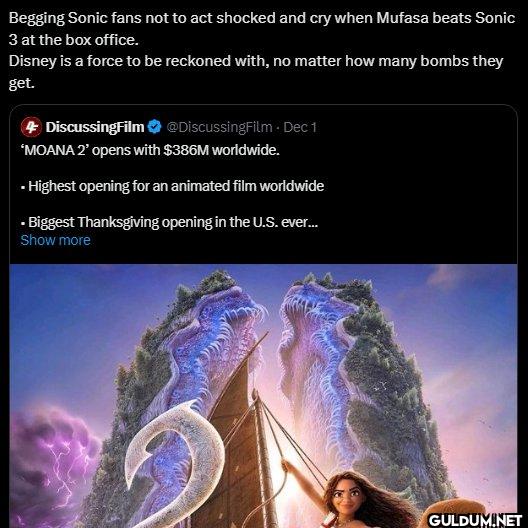 Begging Sonic fans not to...