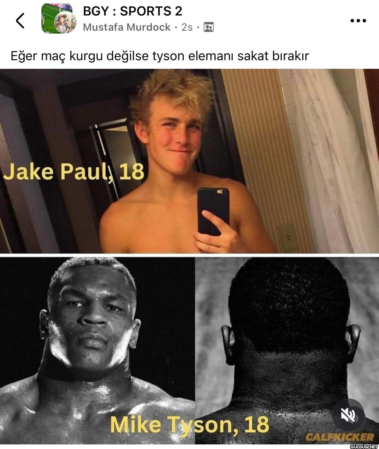 Mike Tyson ve Jake...