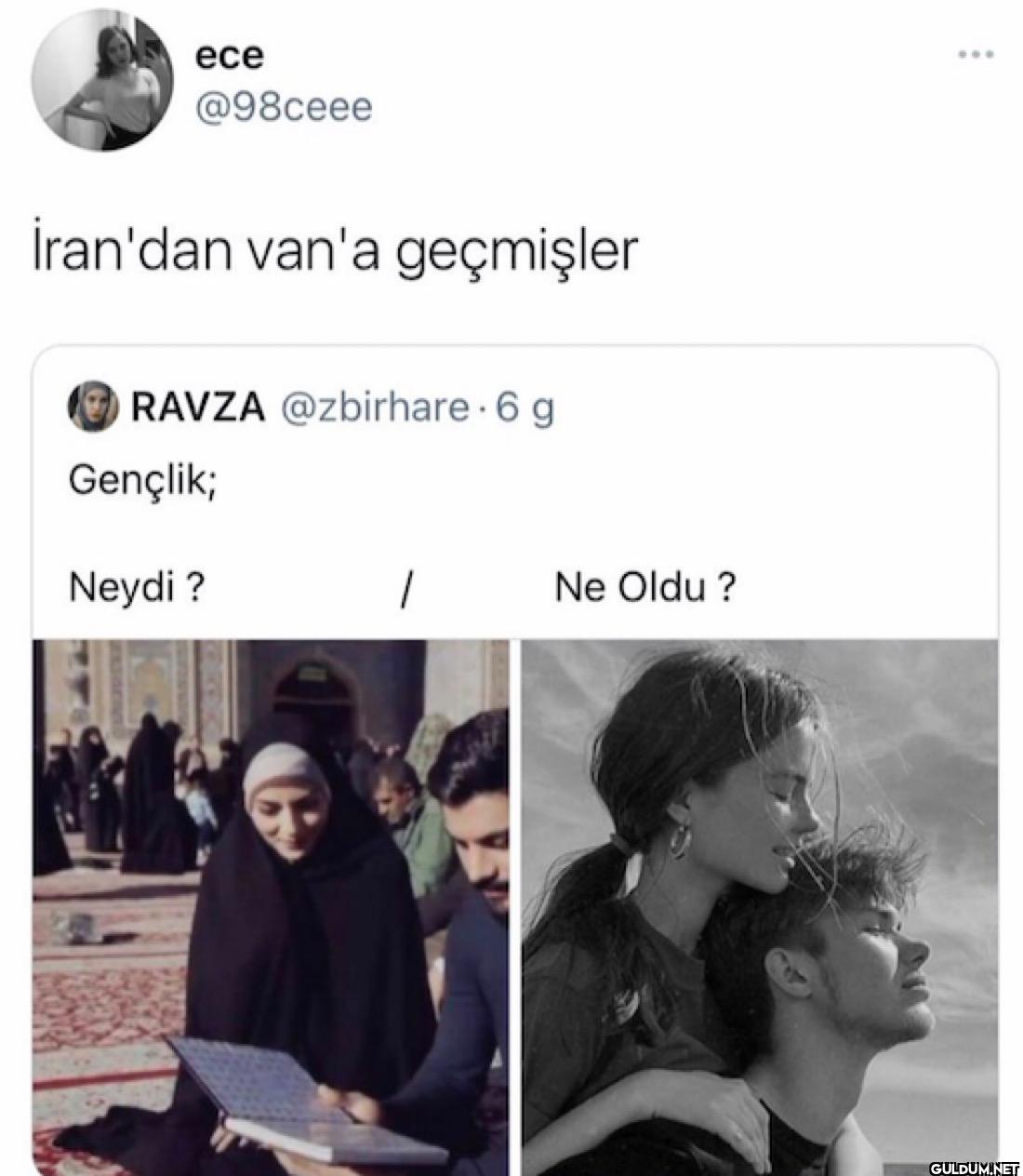 İran'dan van'a geçmişler...